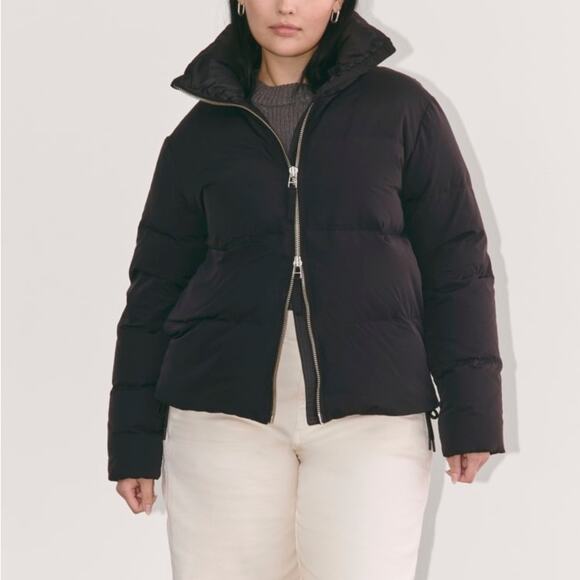 Everlane The Re:Down Puffer Bomber in black Size S - Picture 1 of 9